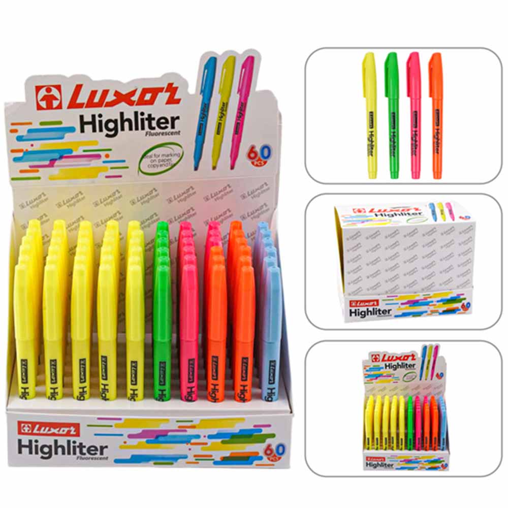 خرید ماژیک علامت زن (هایلایتر) قلمی لاکسر مدل LUXAR