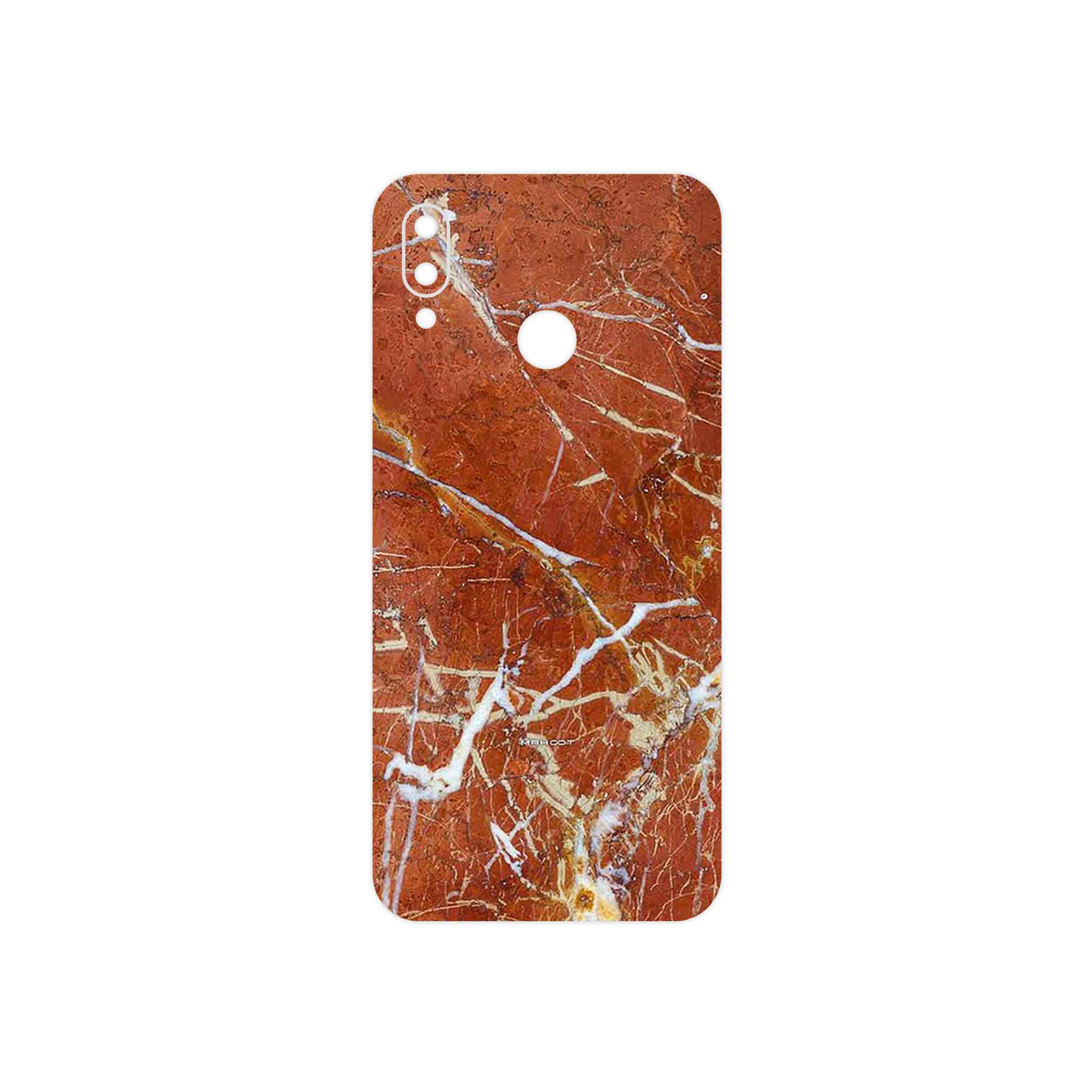 برچسب پوششی ماهوت مدل Red Marble مناسب برای گوشی موبایل هوآوی Nova 3e