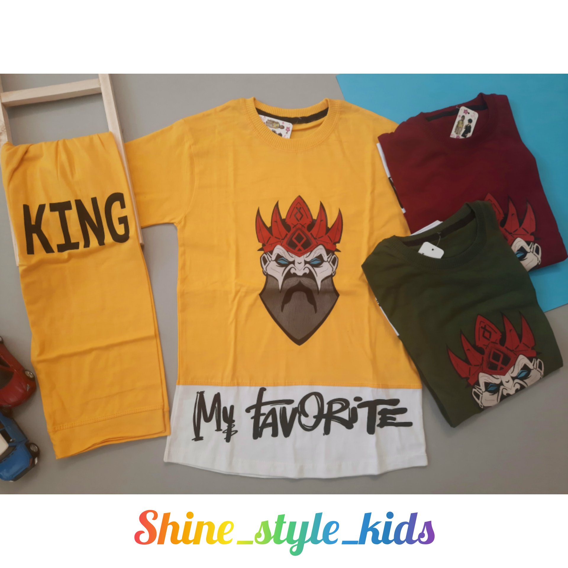 بلوز شلوارک پسرانه مناسب 10 تا 13 سال