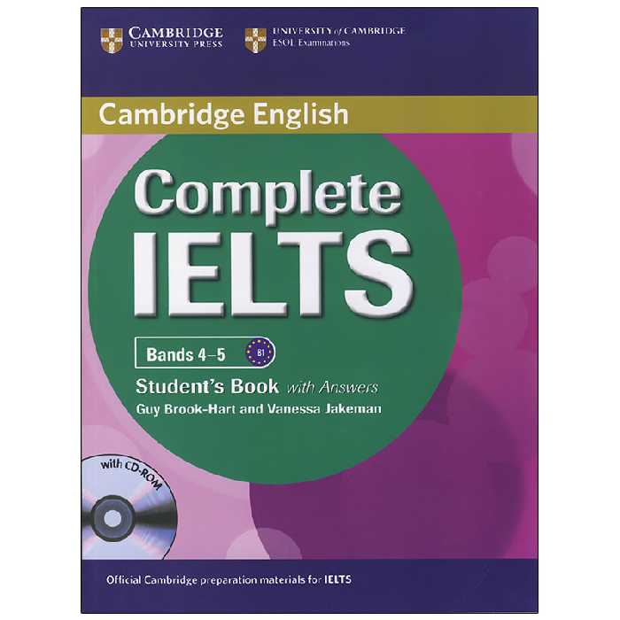 کتاب Cambridge English Complete IELTS (4-5) اثر جمعی از نویسندگان انتشارات کمبریج