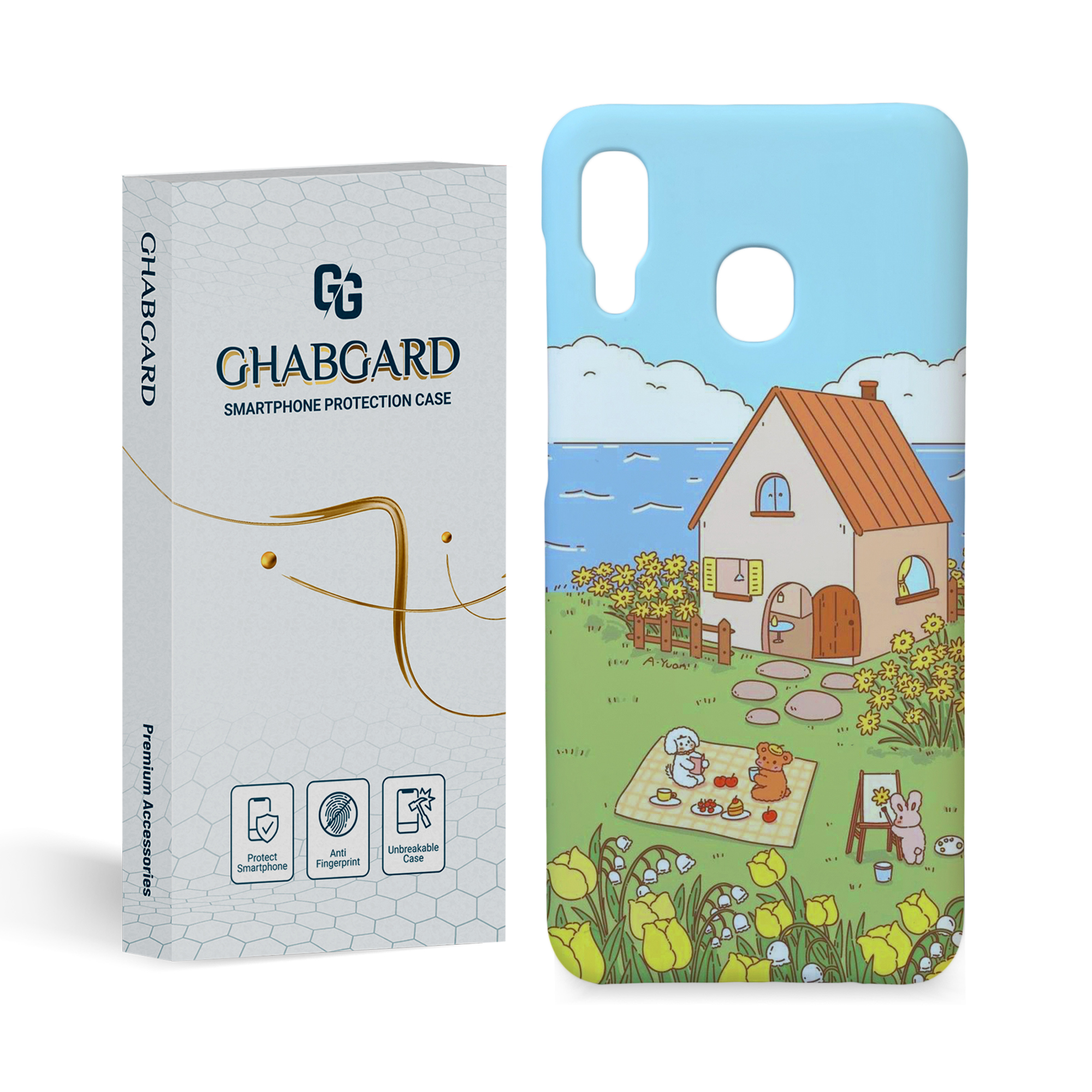 کاور قاب گارد مدل دخترانه مناسب برای گوشی موبایل سامسونگ Galaxy a30 /a20