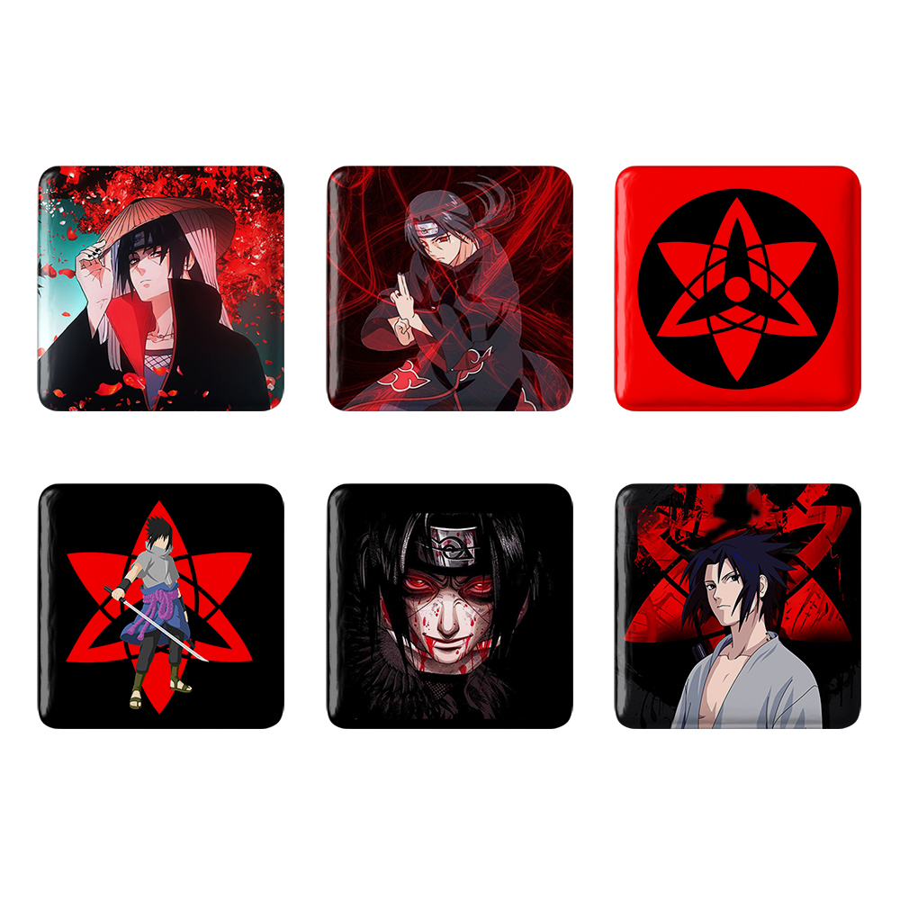 پیکسل خندالو مدل انیمه ناروتو شارینگان کد 382B مجموعه 6 عددی