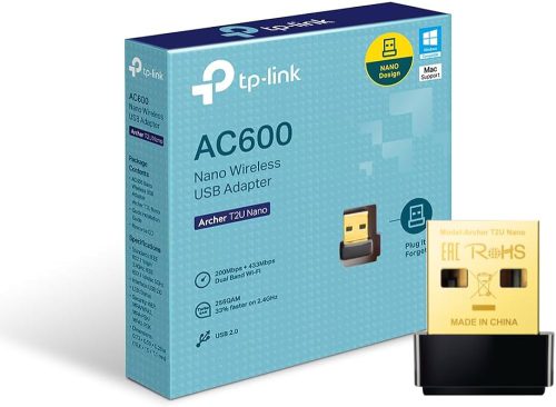 کارت شبکه USB WIRELESS TP-LINK AC600 (آکبند با گارانتی) سایز NANO
