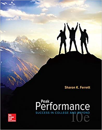 خرید و دانلود نسخه کامل کتاب Peak Performance: Success in College and Beyond (10th Edition) - PDF
