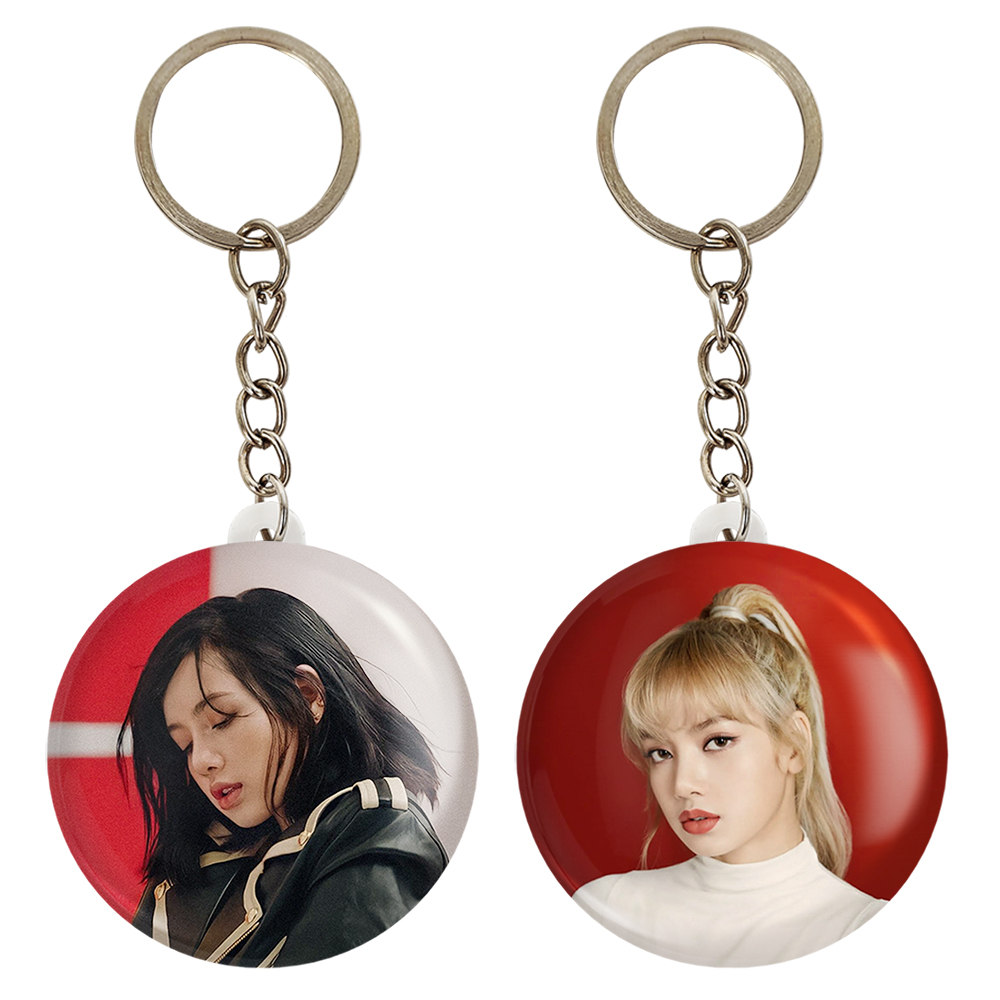 جاکلیدی خندالو مدل لیسا بلک پینک کد 1432114323 مجموعه 2 عددی