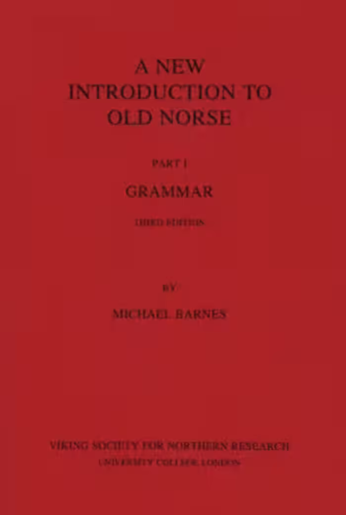 خرید و دانلود نسخه کامل کتاب A New Introduction to Old Norse - Part I - Grammar
