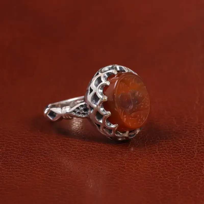 انگشتر عقیق مردانه