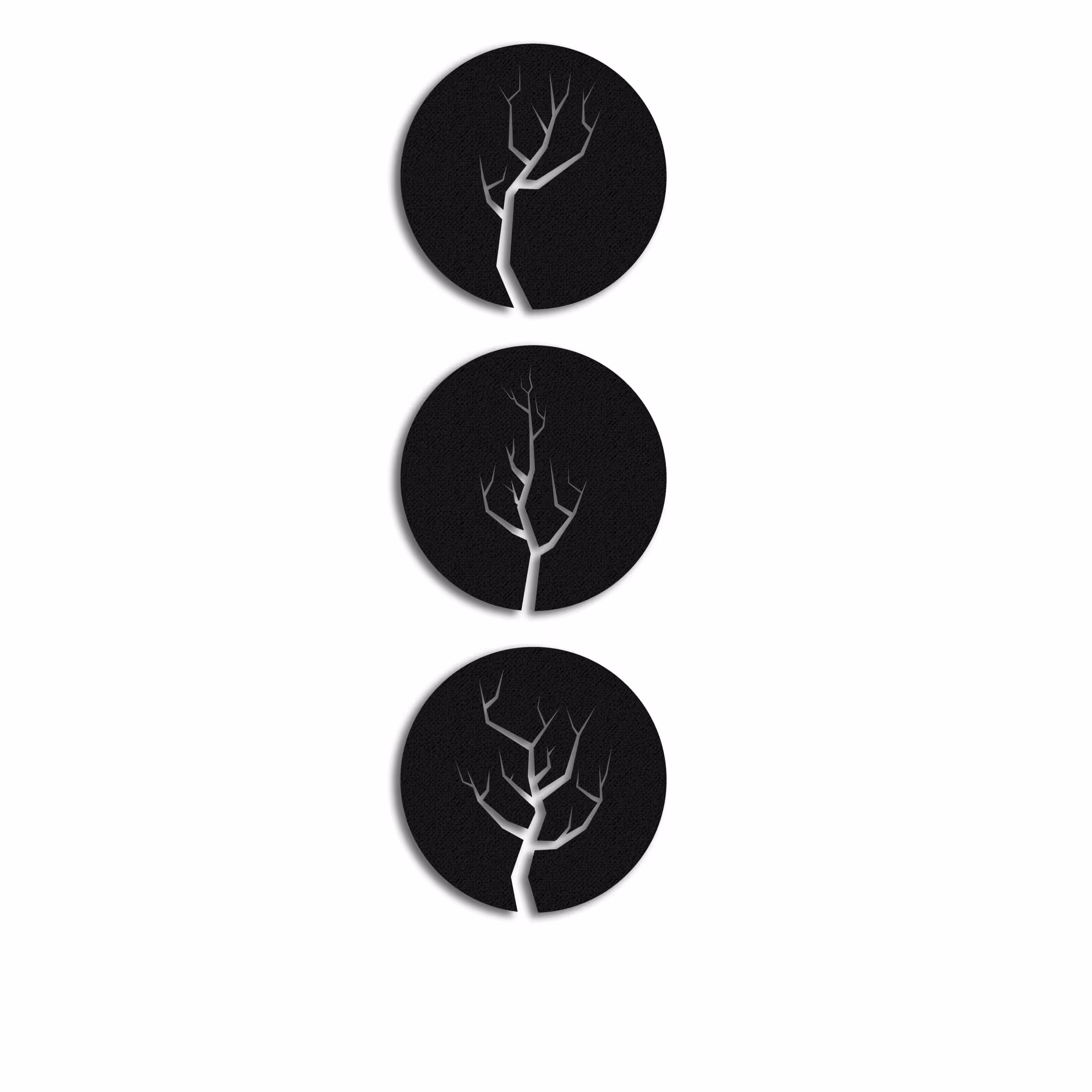 دیوارکوب طرح درخت مدل tr-b03 مجموعه سه عددی