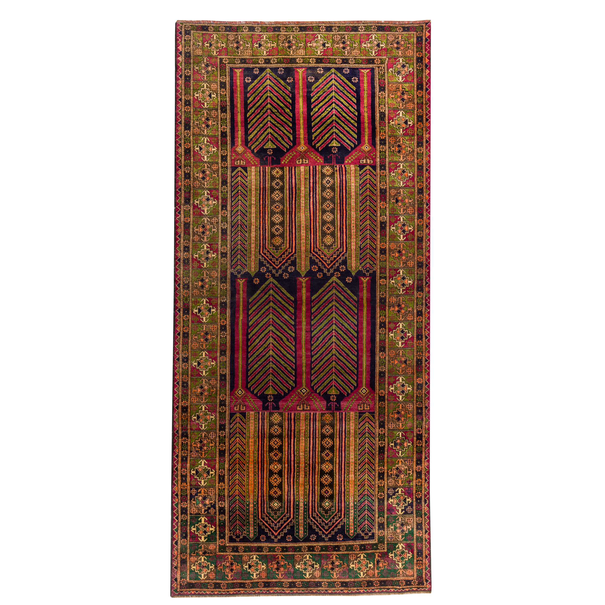 فرش دستبافت سه متری مدل نقشه بلوچ  کد 23.1277