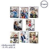 دفتر 100 کلاسیک جلد سخت فنری کد 178 عرش