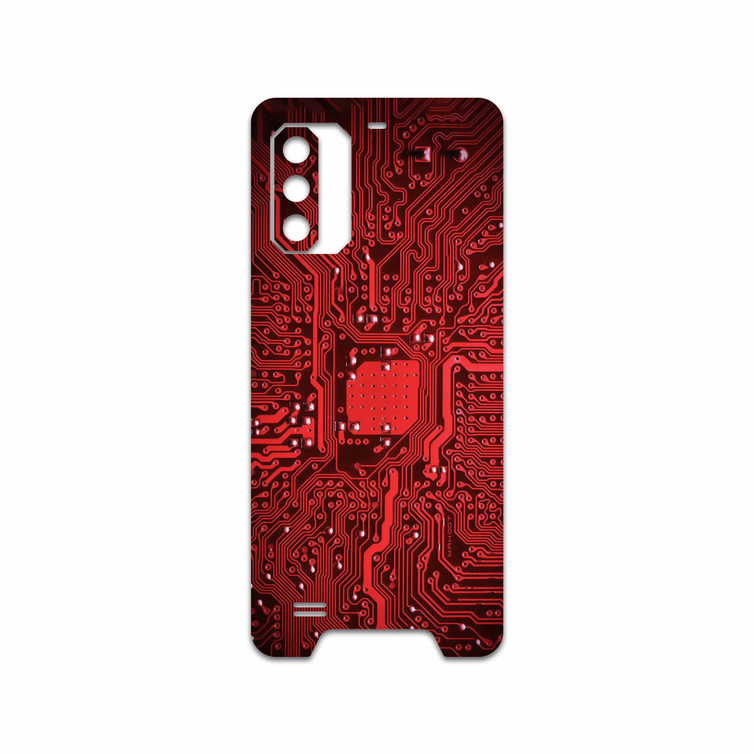 برچسب پوششی ماهوت مدل Red Printed Circuit Board مناسب برای گوشی موبایل یولفون Armor 7