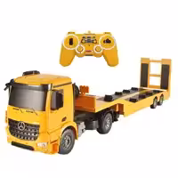 ماشین بازی کنترلی دابل ای مدل Mercedes Benz Arocs Flat Bed Trailer