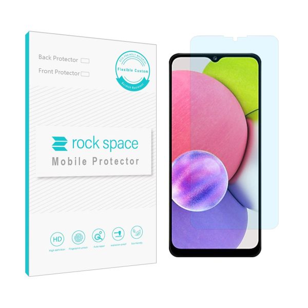 گلس سامسونگ A03s مدل نانو هیدروژل آنتی بلو برند راک اسپیس کد S