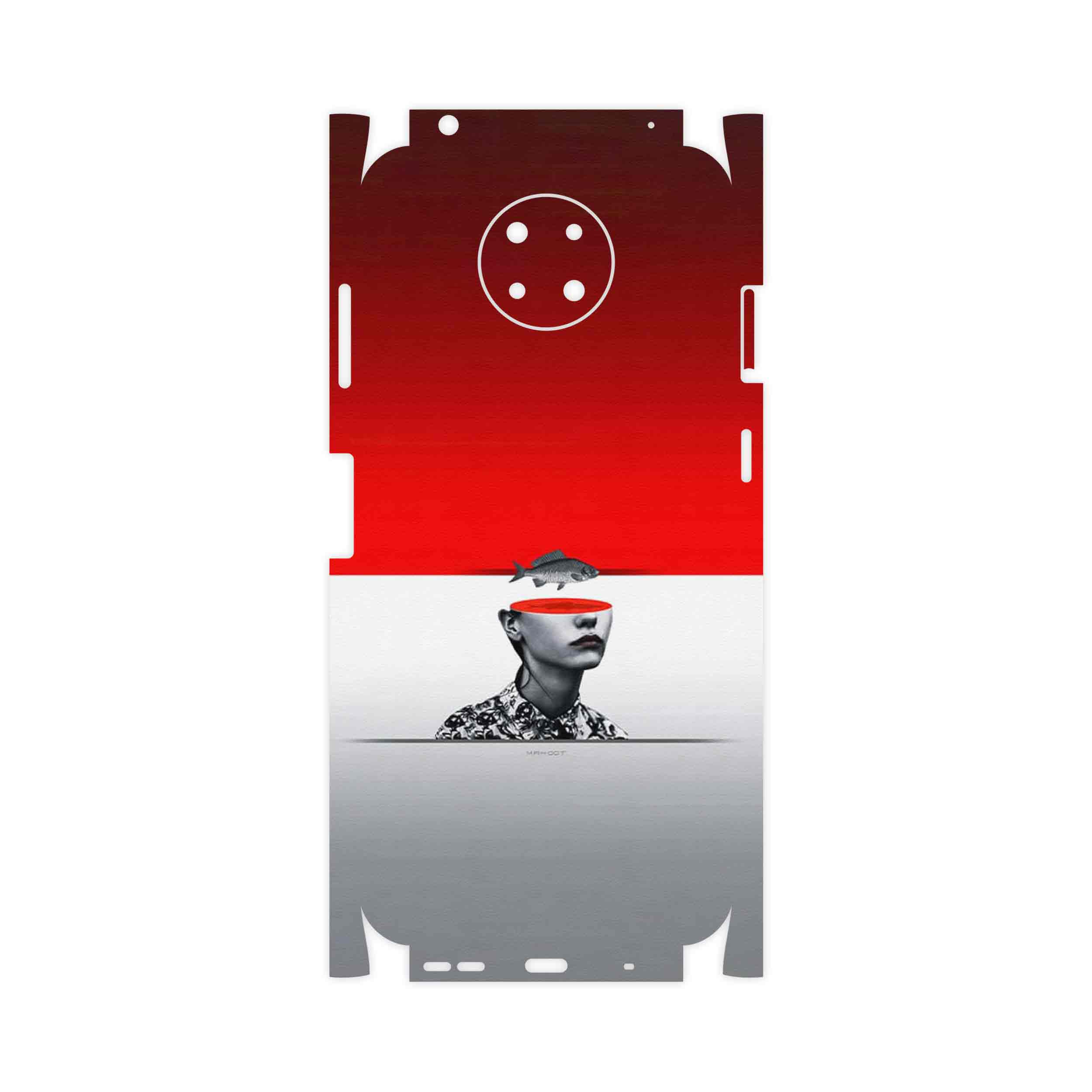 برچسب پوششی ماهوت مدل Collage of surreal Portrait of Women 1-FullSkin مناسب برای گوشی موبایل نوکیا G10