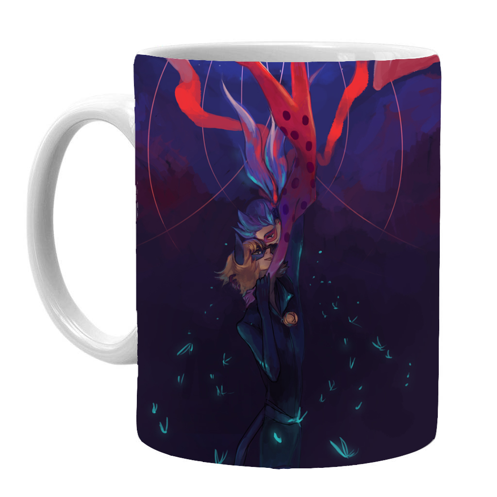 ماگ طرح دختر کفشدوزکی کد mk45