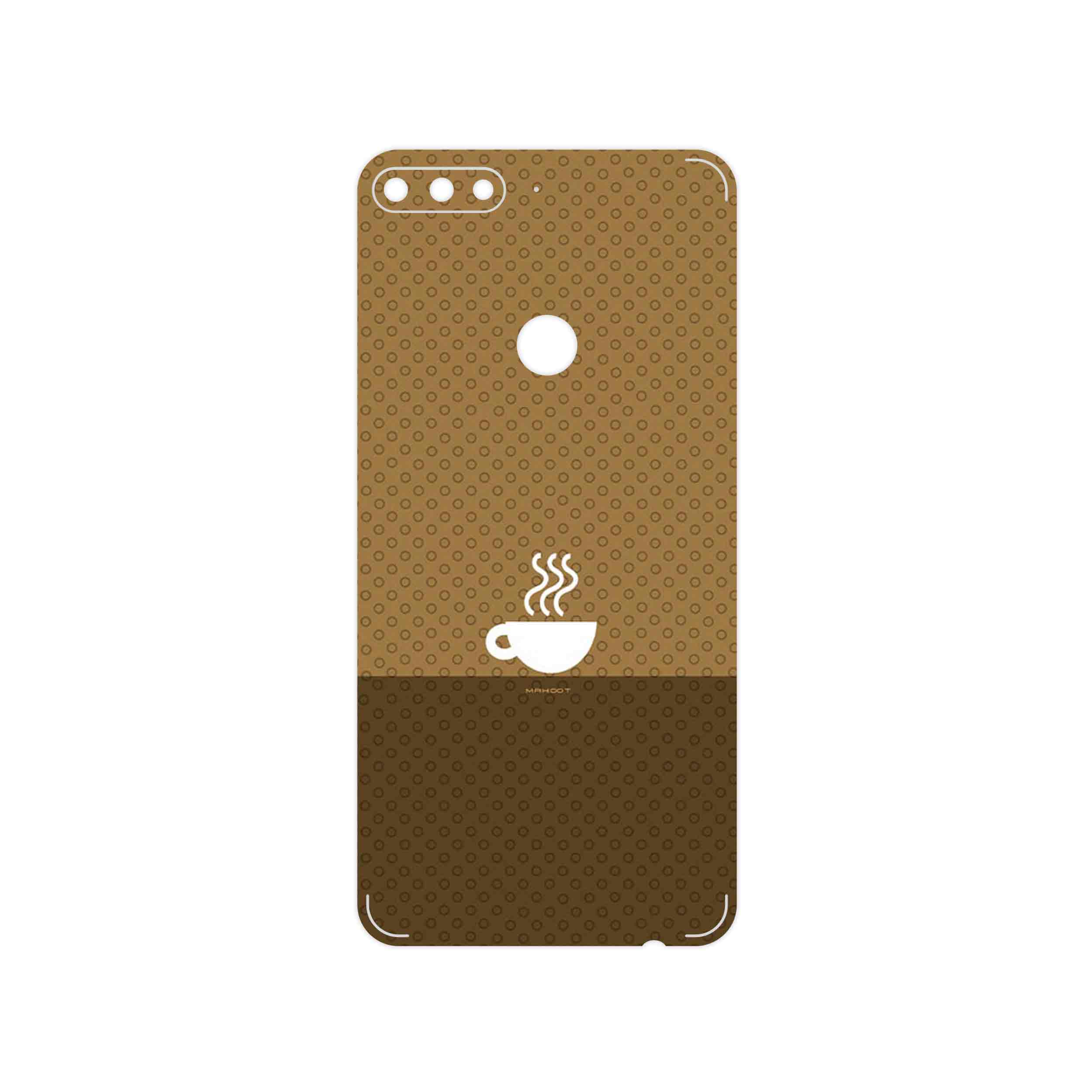 برچسب پوششی ماهوت مدل Minimal Cup of Coffee Icon مناسب برای گوشی موبایل هوآوی Y7 Prime 2018