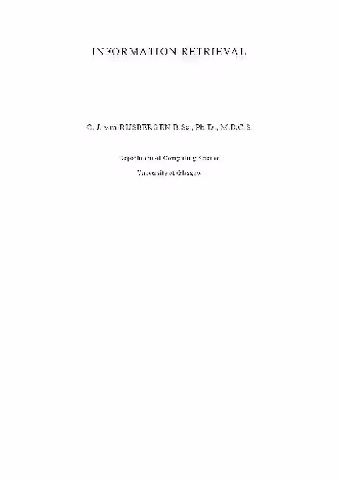 خرید و دانلود نسخه کامل کتاب Information Retrieval