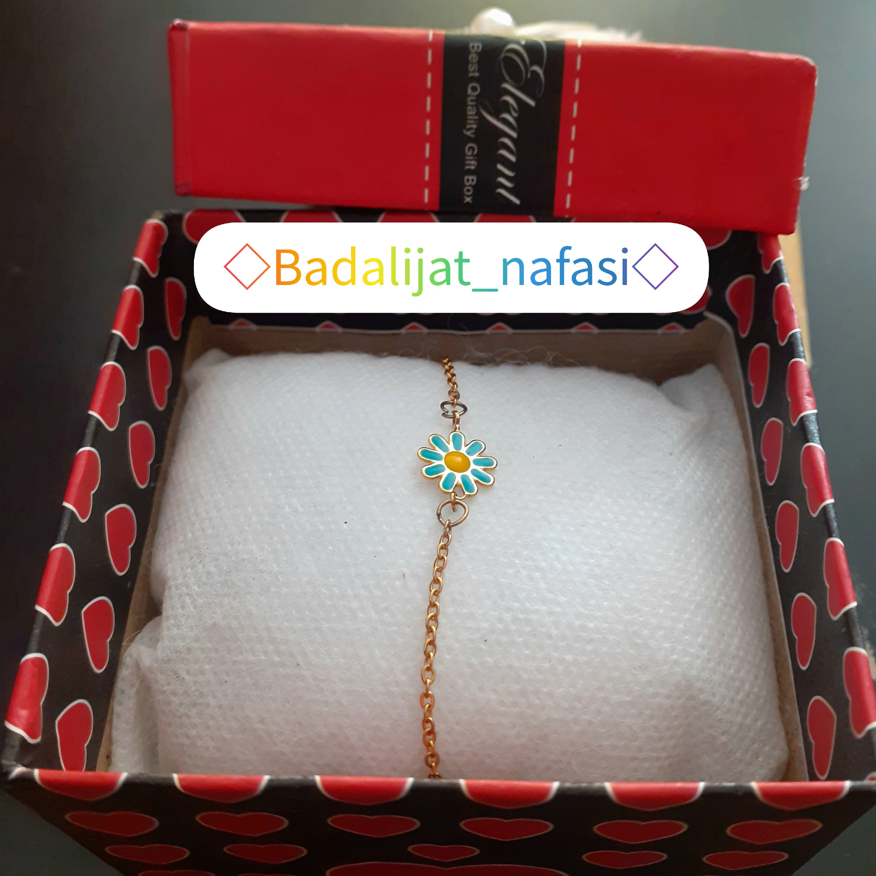 دستبند تک گل بابونه