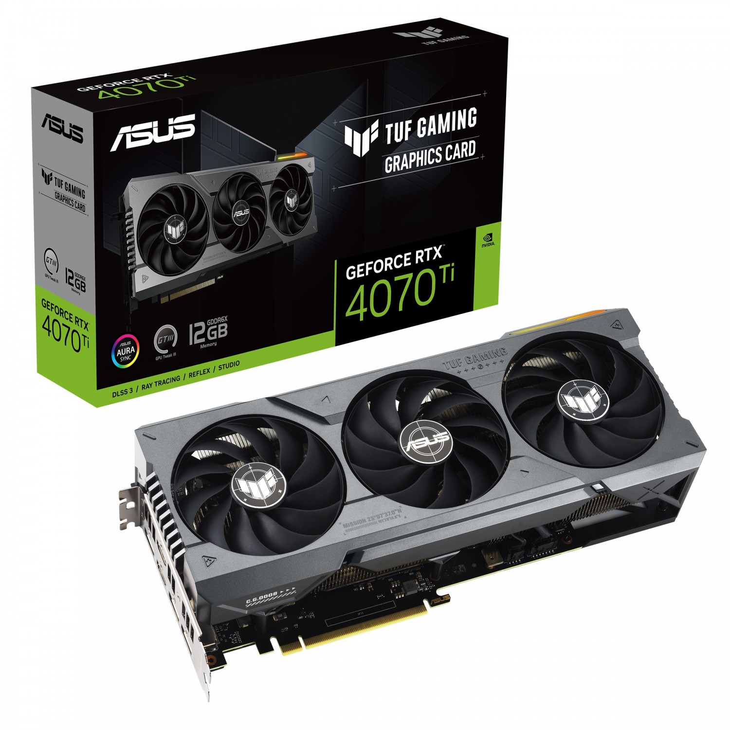کارت گرافیک ایسوس TUF Gaming GeForce RTX 4070 Ti 12GB GDDR6X