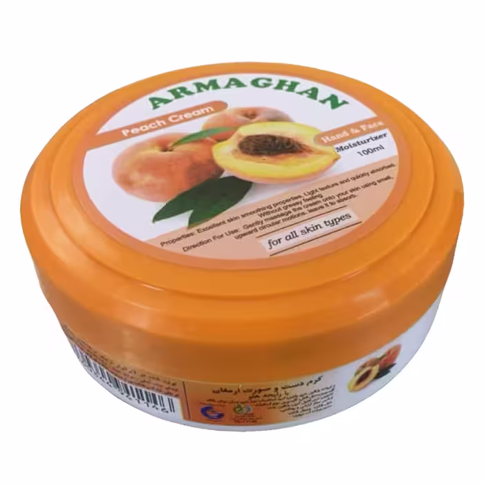 کرم مرطوب کننده ارمغان مدل Peach حجم 100 میلی لیتر