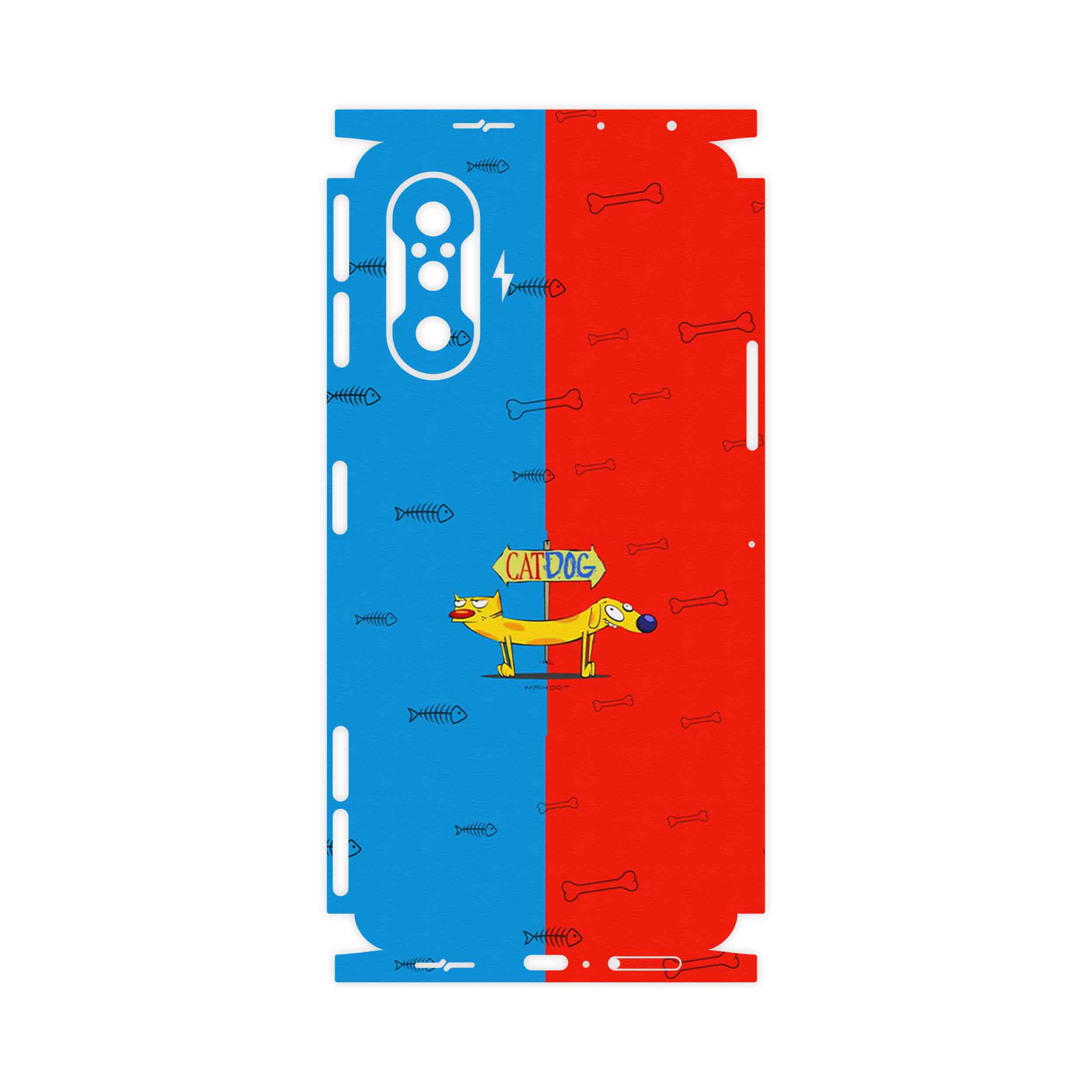 برچسب پوششی ماهوت مدل CatDog-FullSkin مناسب برای گوشی موبایل شیائومی Redmi K40 Gaming