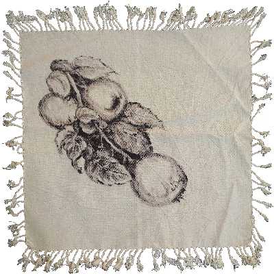 رومیزی چاپ دستی مدل نقاشی 