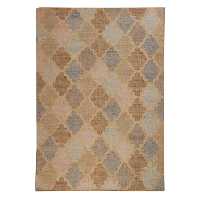 فرش نیمه دستبافت  چهار متری وودو هوم مدل فلوریو