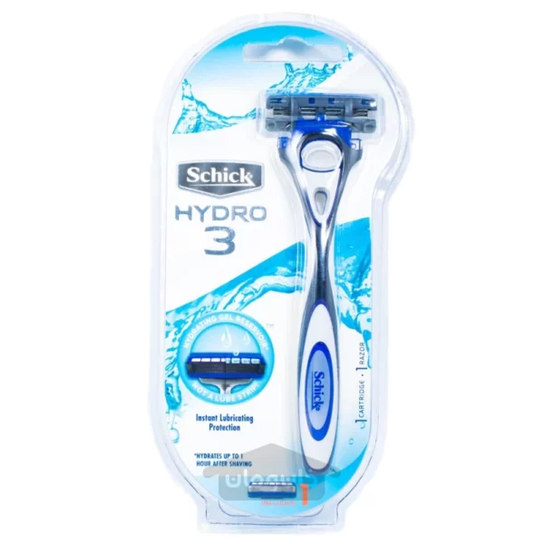 شیک خود تراش 3 تیغه هایدرو تک عددی استند Schick