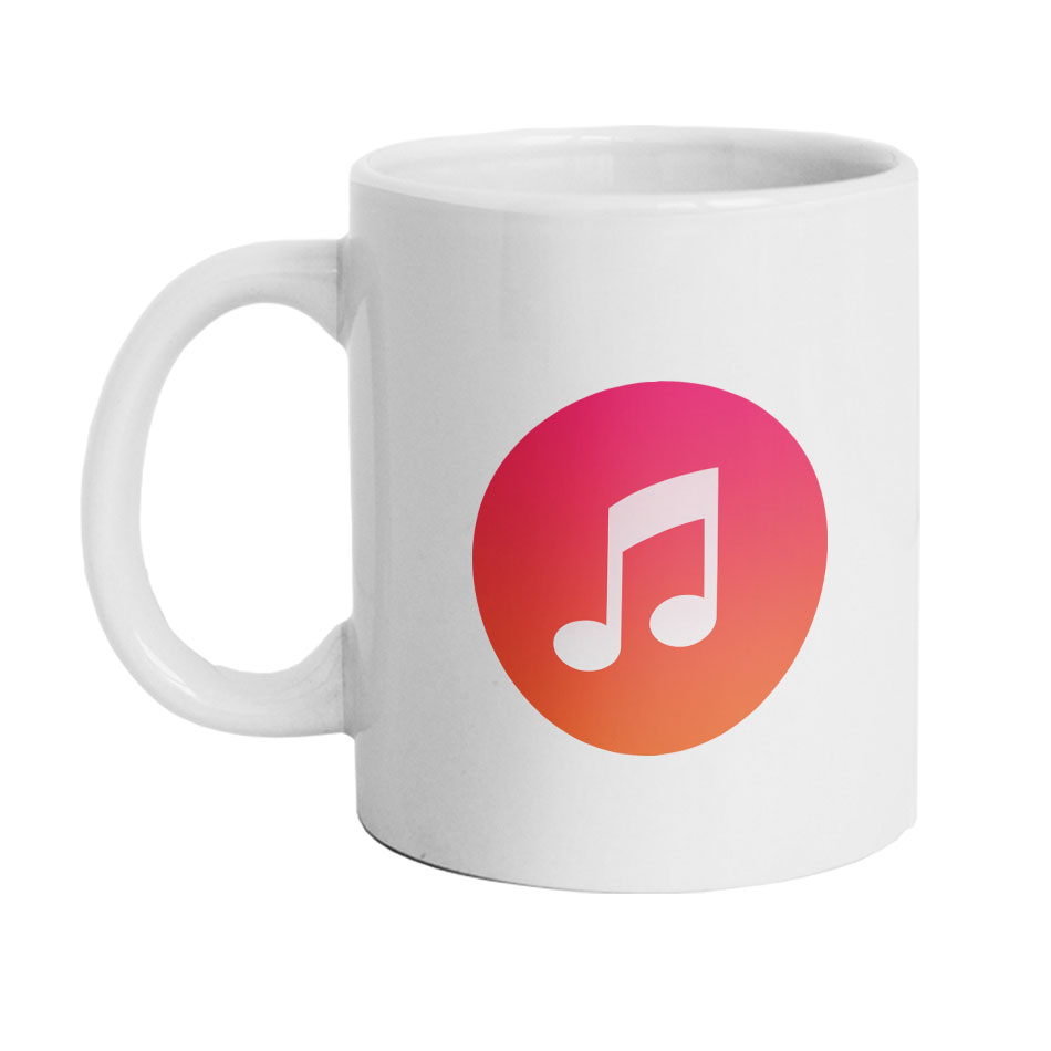 ماگ طرح موزیک مدل M2168