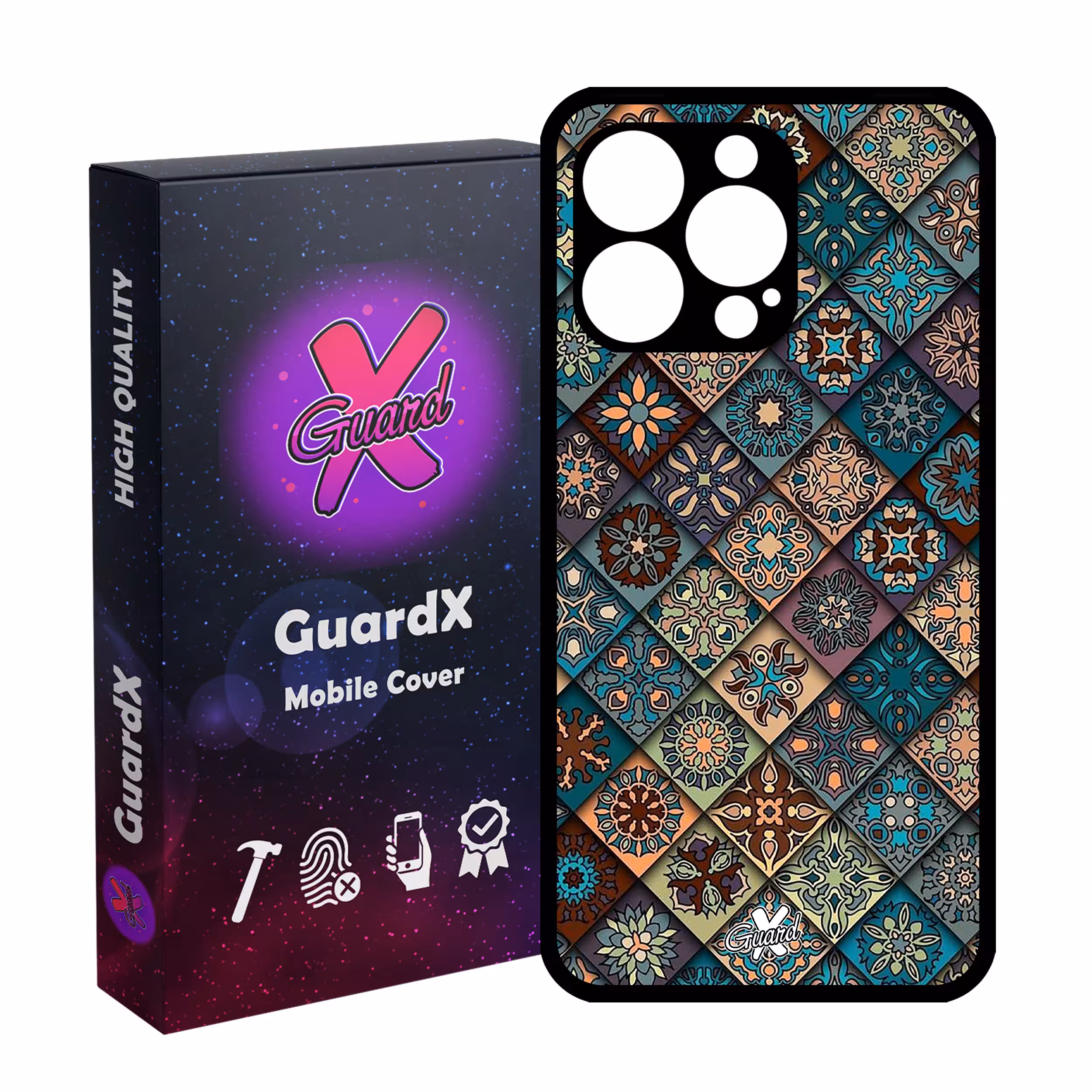 کاور گارد ایکس طرح Tile مدل Glass10093 مناسب برای گوشی موبایل اپل iPhone 13 Pro