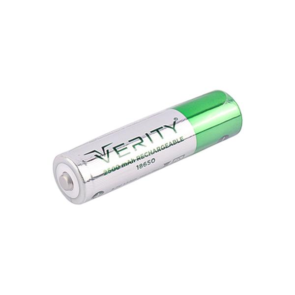 باتری قابل شارژ نوک دار 18650 وریتی 2500MAH