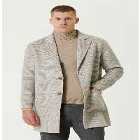 پالتو نود مردانه بژ MELANGE WOOL MIXED DOUBLE FACE SAPMADE Network