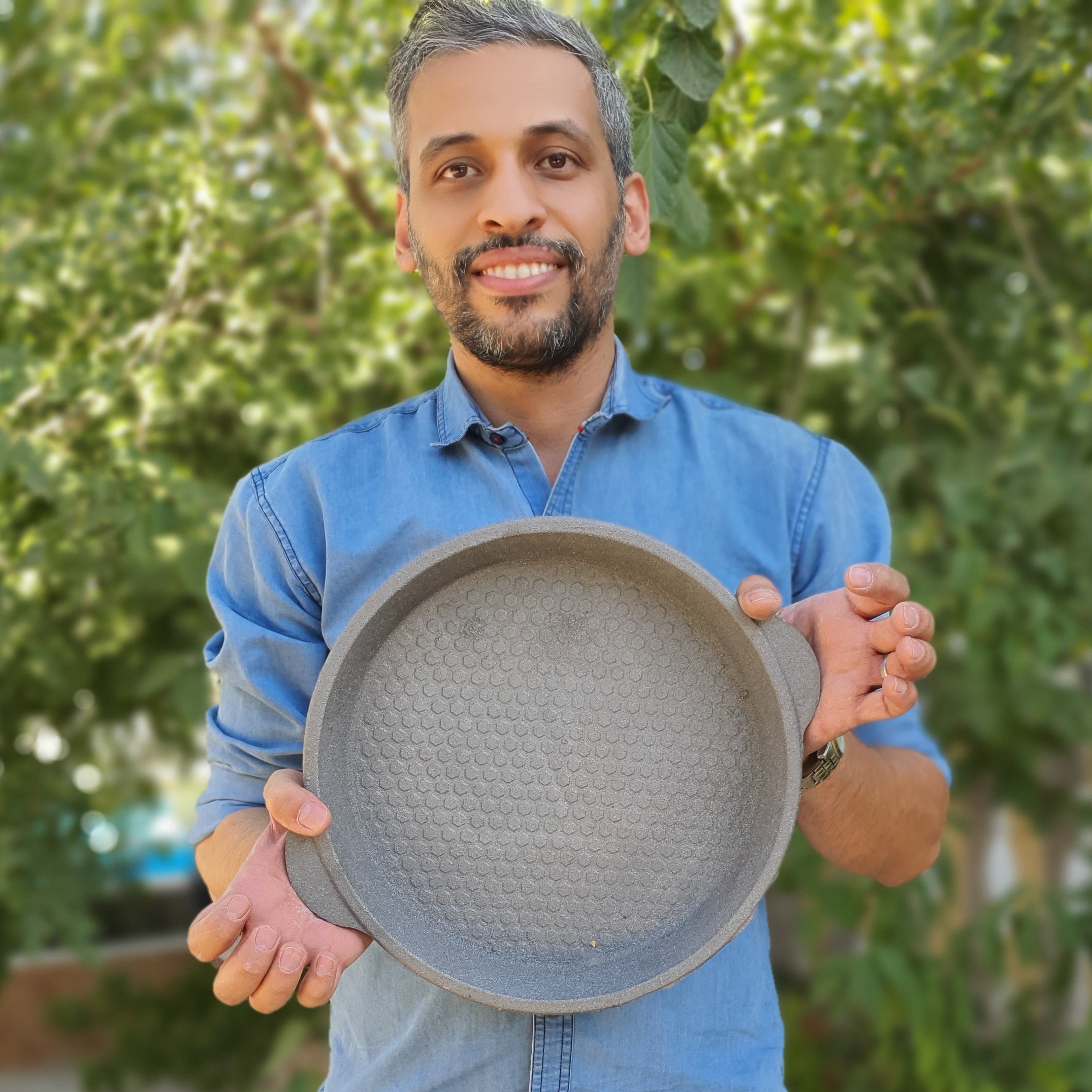 ماهیتابه چدن خالص بدون روکش شیمیایی رفع کم خونی ، تابه چدن اصل(چدن روسی ماهی تابه چدنی روس کمخونی) تابه ووک چدنی اصل