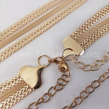 کمربند زنجیری طلایی