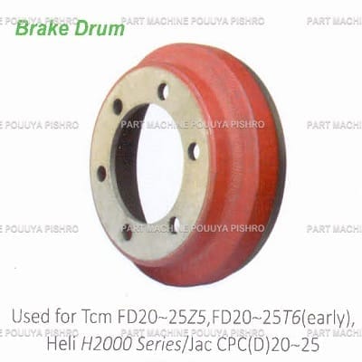 کاسه چرخ جلو لیفتراک تی سی ام مدل Tcm FD20~25Z5,FD20~25T6(early) , Heli H2000 Series/Jac CPC(D) 20~25