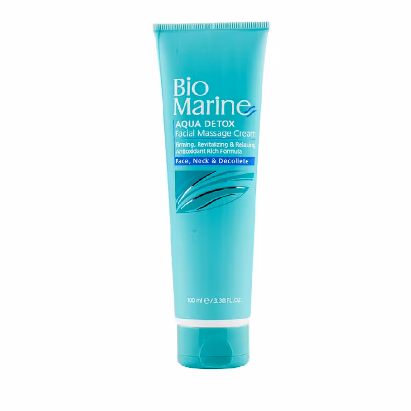 کرم ماساژ صورت و گردن بایو مارین حجم 100mL