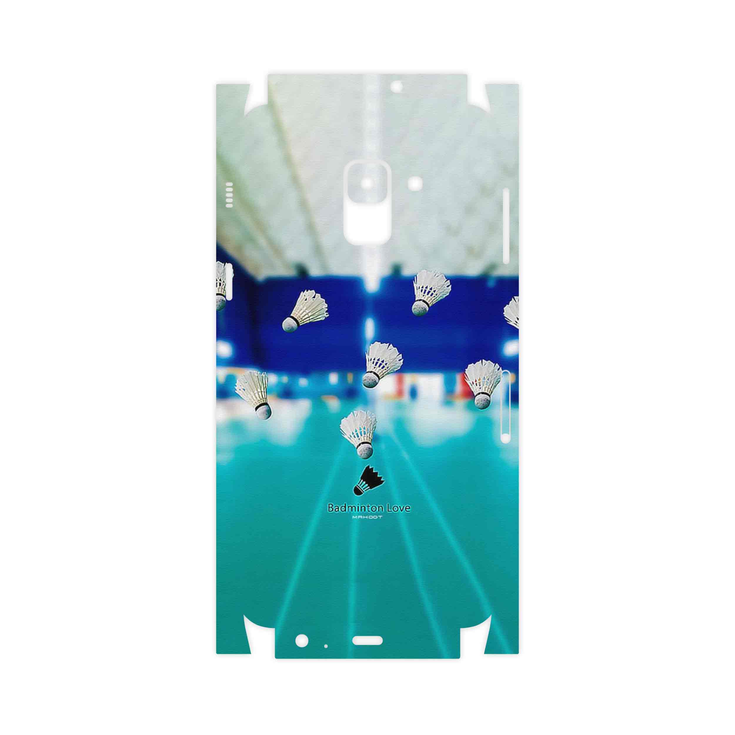برچسب پوششی ماهوت مدل Badminton-FullSkin مناسب برای گوشی موبایل سامسونگ Galaxy A8 2018