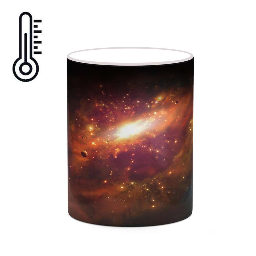 ماگ حرارتی کاکتی طرح فضا و کهکشان مدل mgh20036