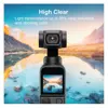 محافظ صفحه نمایش و لنز پلوز مدل HD Tempered Glass مناسب برای دوربین ورزشی دی جی آی OSMO Pocket 2