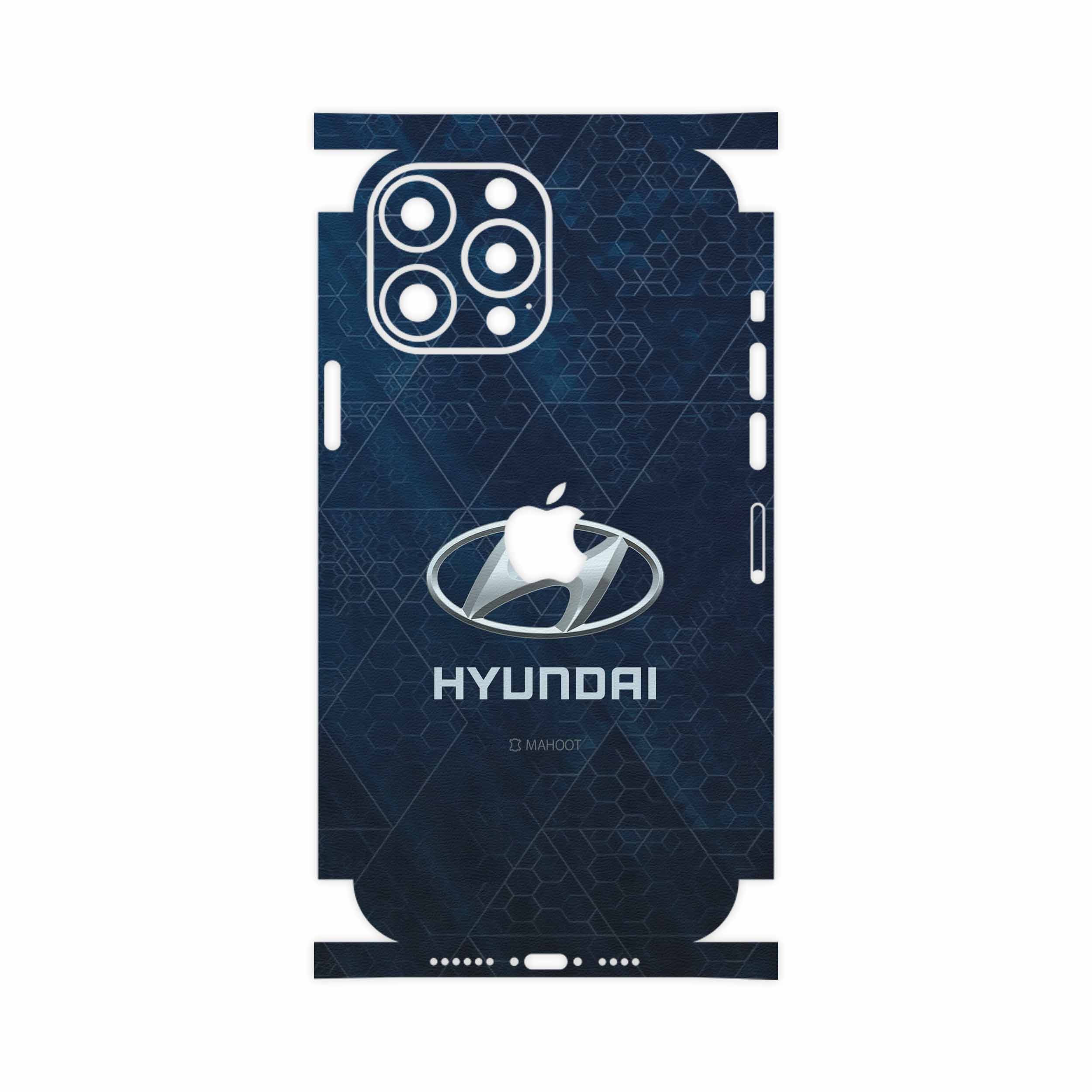 برچسب پوششی ماهوت مدل Hyundai-Logo-FullSkin مناسب برای گوشی موبایل اپل iPhone 13 Pro Max