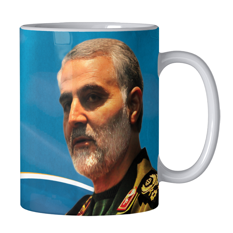 ماگ طرح سردار سلیمانی مدل 058