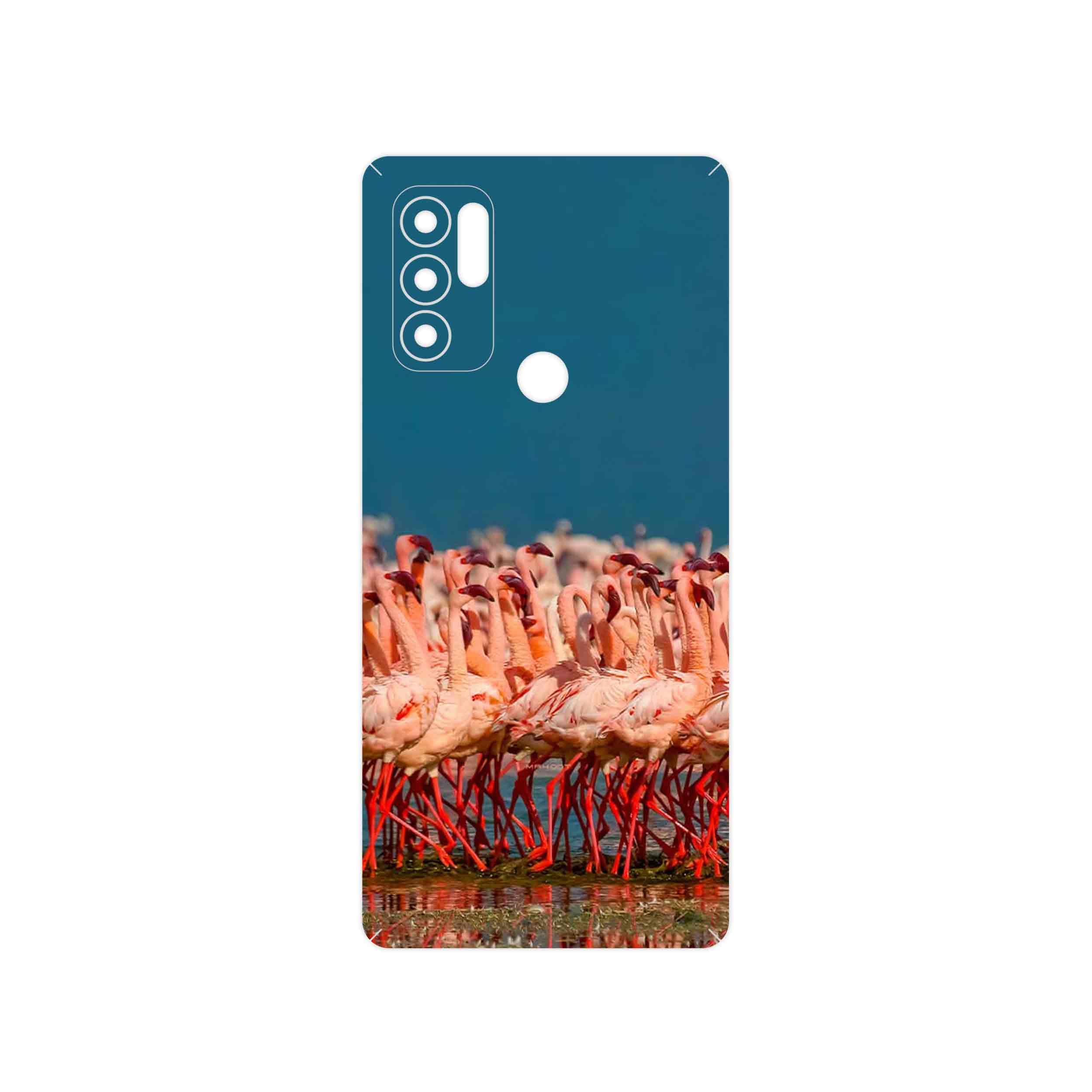 برچسب پوششی ماهوت مدل Flamingo مناسب برای گوشی موبایل موتورولا Moto G60S