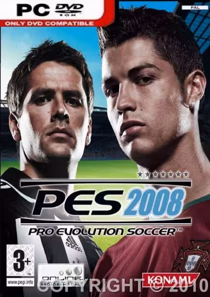 بازی کامپیوتر pro evolution soccer 2008