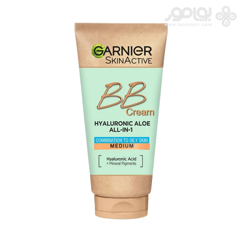 بی بی کرم گارنیر مدل ALL IN 1 مناسب پوست مختلط و چرب رنگ متوسط