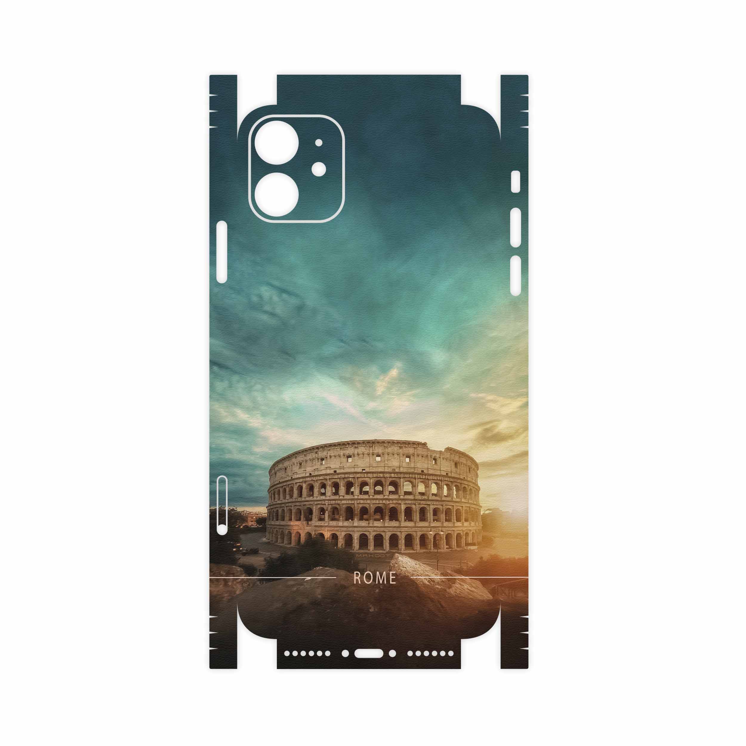 برچسب پوششی ماهوت مدل Rome City-FullSkin مناسب برای گوشی موبایل اپل iPhone 11