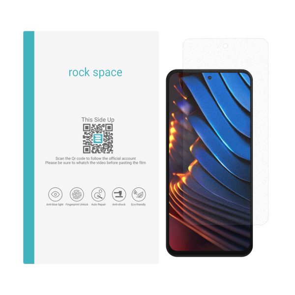 گلس شیائومی poco x3 GT مدل نانو هیدروژل مات برند راک اسپیس کد S