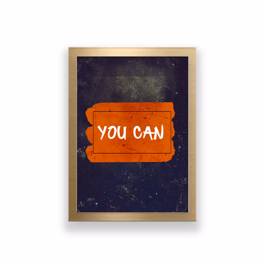 تابلو طرح انگیزشی YOU CAN