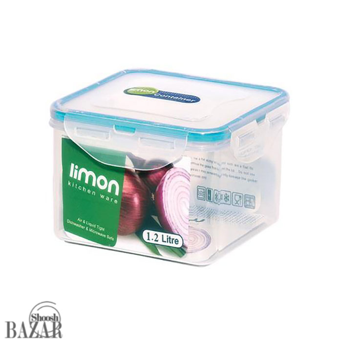 ظرف فریزری مربع 1/2 لیتر لیمون کد 7863