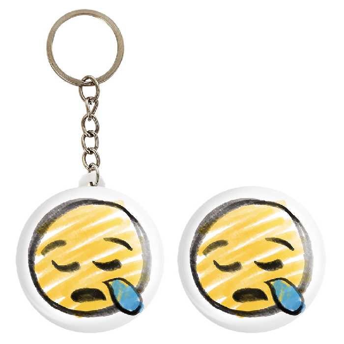 پیکسل خندالو مدل ایموجی کد 3034 به همراه جاکلیدی