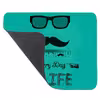 ماوس پد طرح Mustache مدل W11